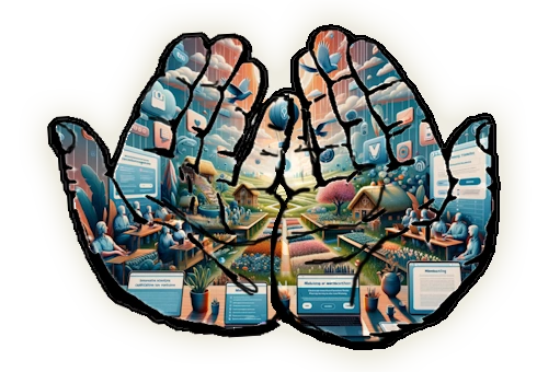 Phone App hands Image